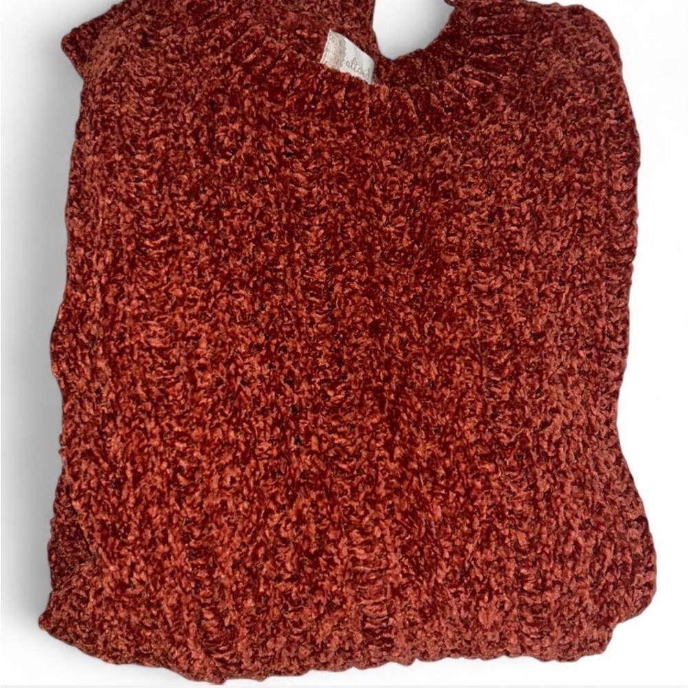 Altar'd State Chenille Sweater - Deep Rust